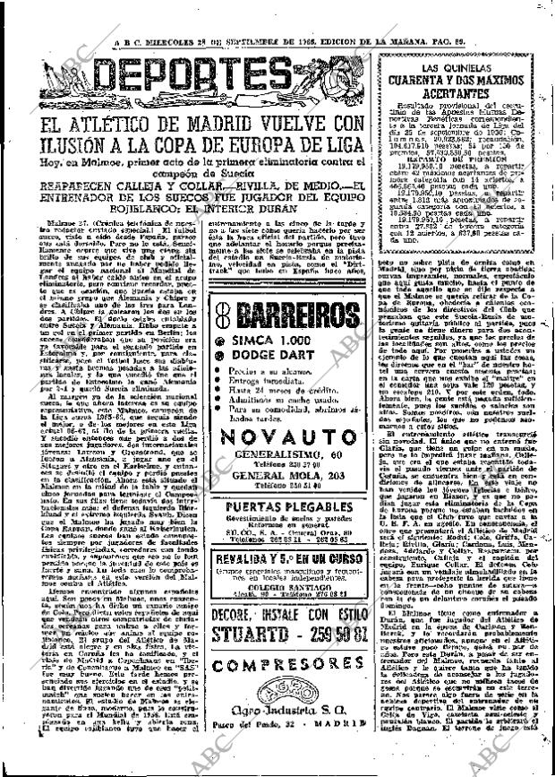 ABC MADRID 28-09-1966 página 89