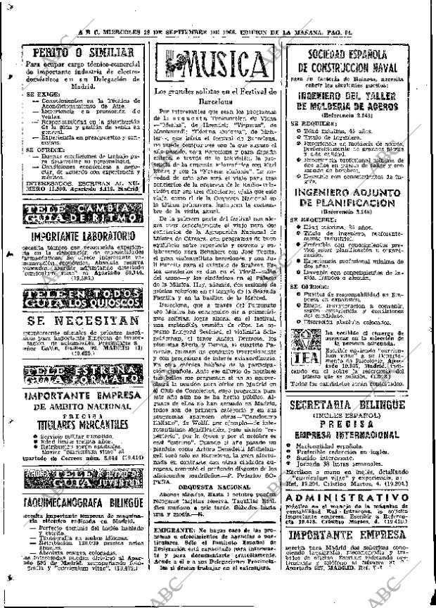 ABC MADRID 28-09-1966 página 94