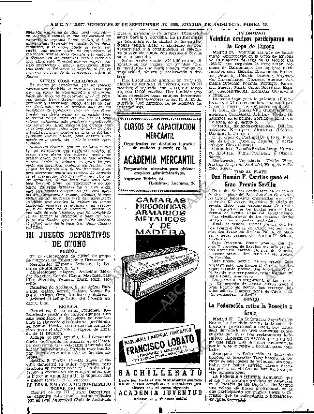 ABC SEVILLA 28-09-1966 página 52