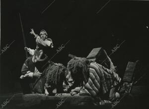 Representación de «El hombre de La Mancha» en el Teatro de la Zarzuela