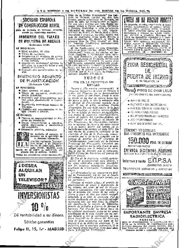 ABC MADRID 02-10-1966 página 74