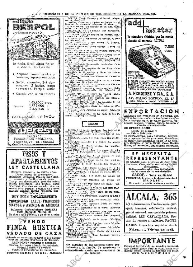 ABC MADRID 05-10-1966 página 101