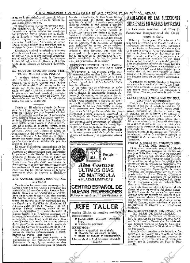 ABC MADRID 05-10-1966 página 42