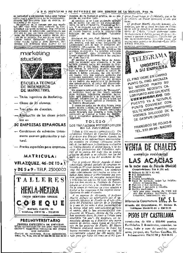 ABC MADRID 05-10-1966 página 70
