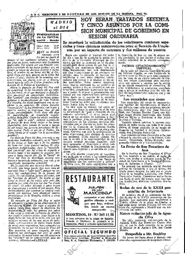 ABC MADRID 05-10-1966 página 73