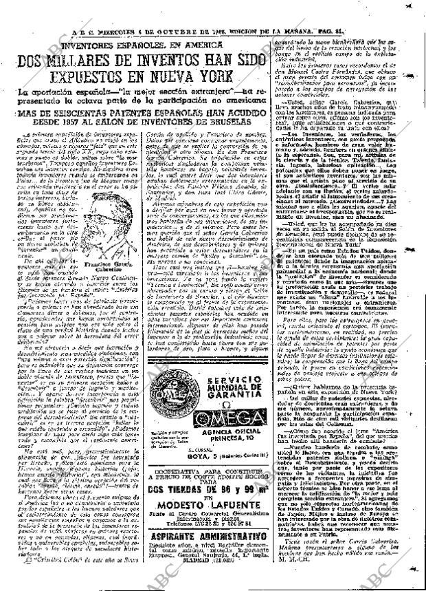 ABC MADRID 05-10-1966 página 81