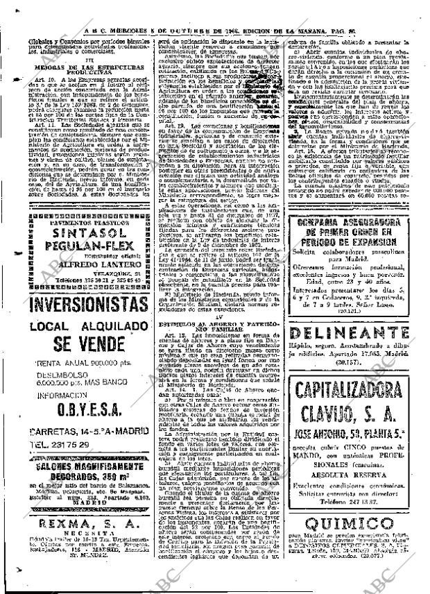 ABC MADRID 05-10-1966 página 86
