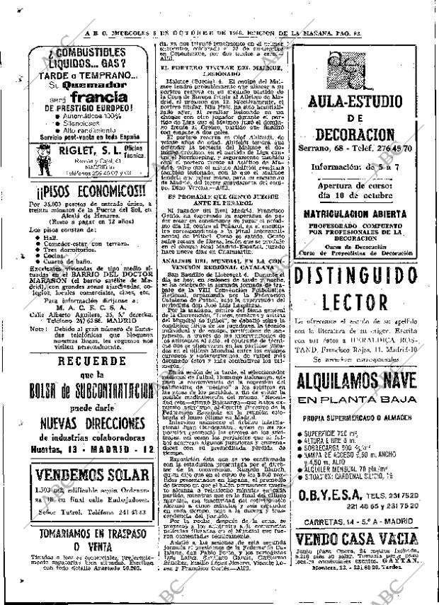 ABC MADRID 05-10-1966 página 92