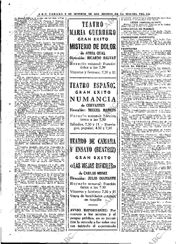 ABC MADRID 08-10-1966 página 110