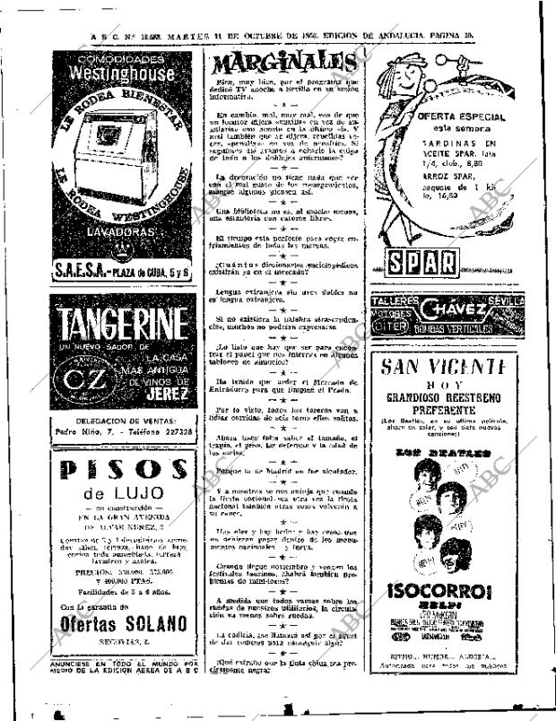 ABC SEVILLA 11-10-1966 página 50