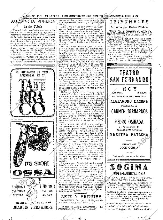 ABC SEVILLA 14-10-1966 página 52