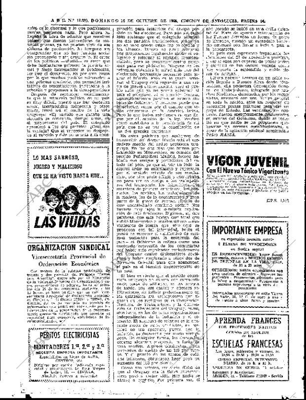 ABC SEVILLA 16-10-1966 página 54