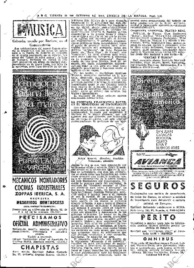 ABC MADRID 21-10-1966 página 116