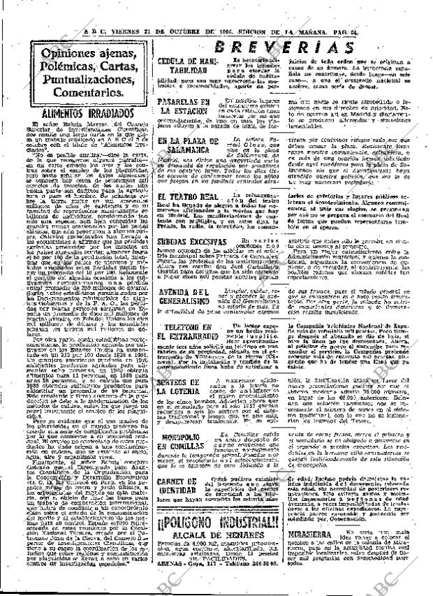 ABC MADRID 21-10-1966 página 64