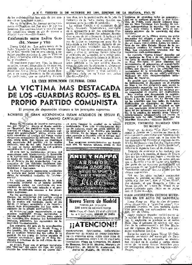 ABC MADRID 21-10-1966 página 73