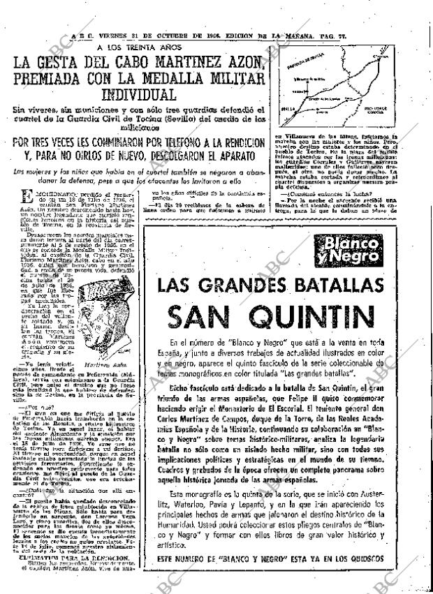 ABC MADRID 21-10-1966 página 77