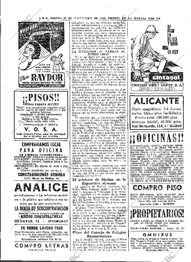 ABC MADRID 22-10-1966 página 100