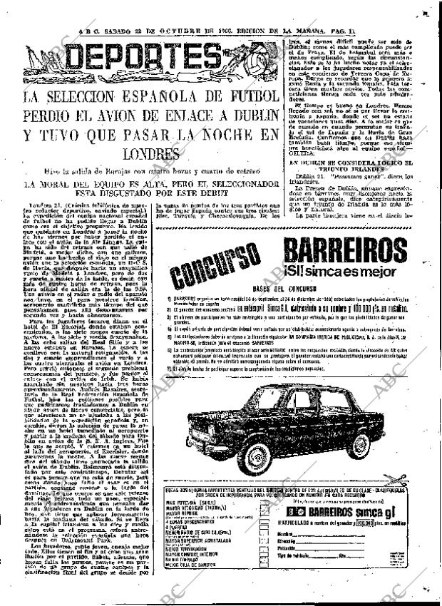 ABC MADRID 22-10-1966 página 113