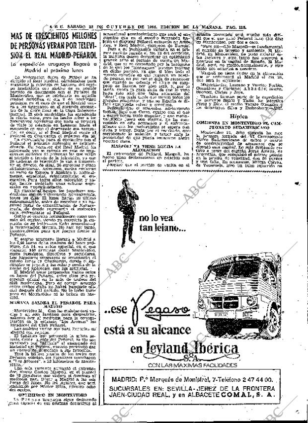 ABC MADRID 22-10-1966 página 115