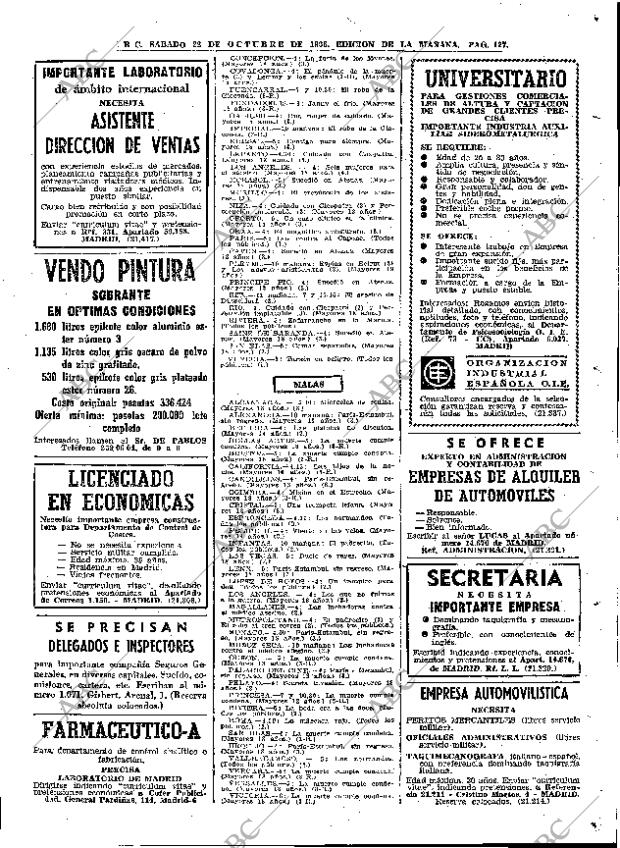 ABC MADRID 22-10-1966 página 127