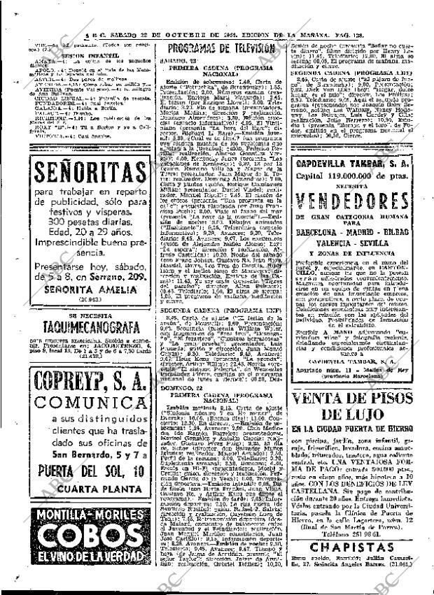 ABC MADRID 22-10-1966 página 128