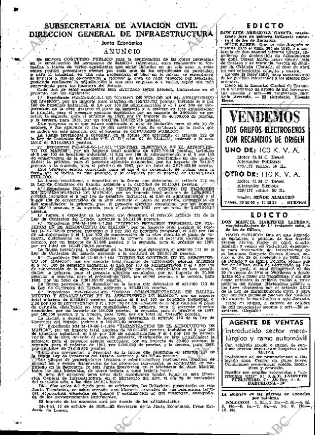 ABC MADRID 22-10-1966 página 142