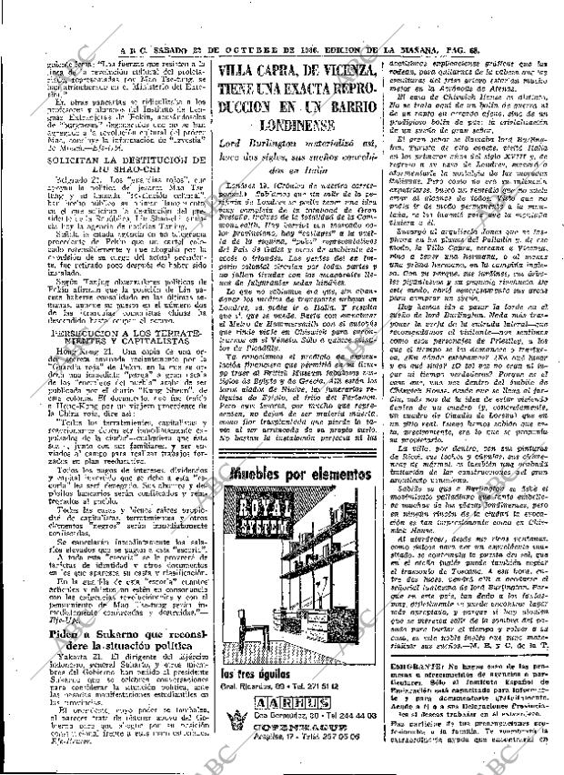 ABC MADRID 22-10-1966 página 68