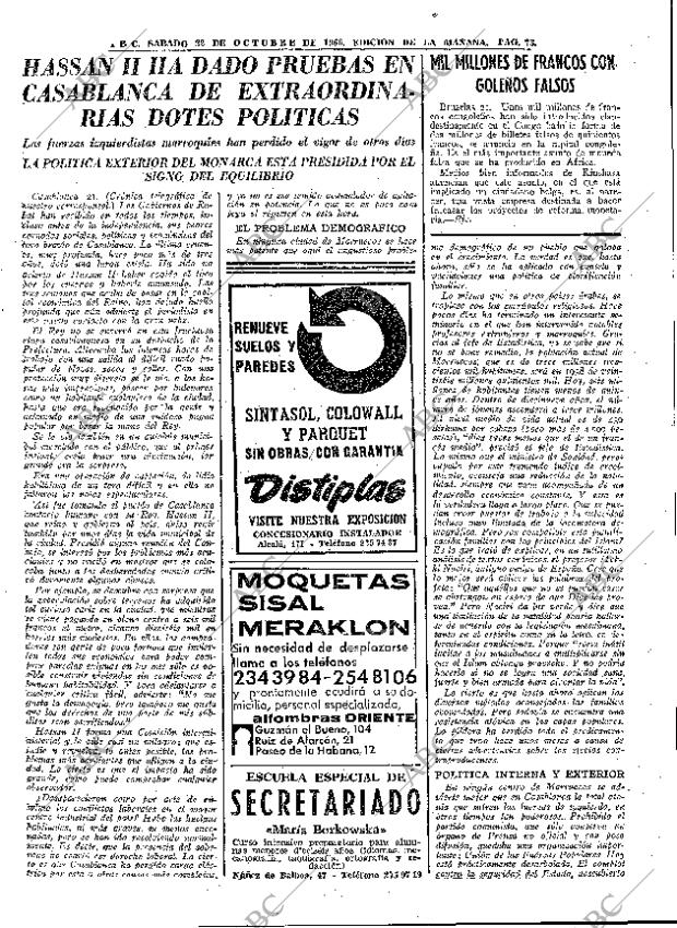 ABC MADRID 22-10-1966 página 73