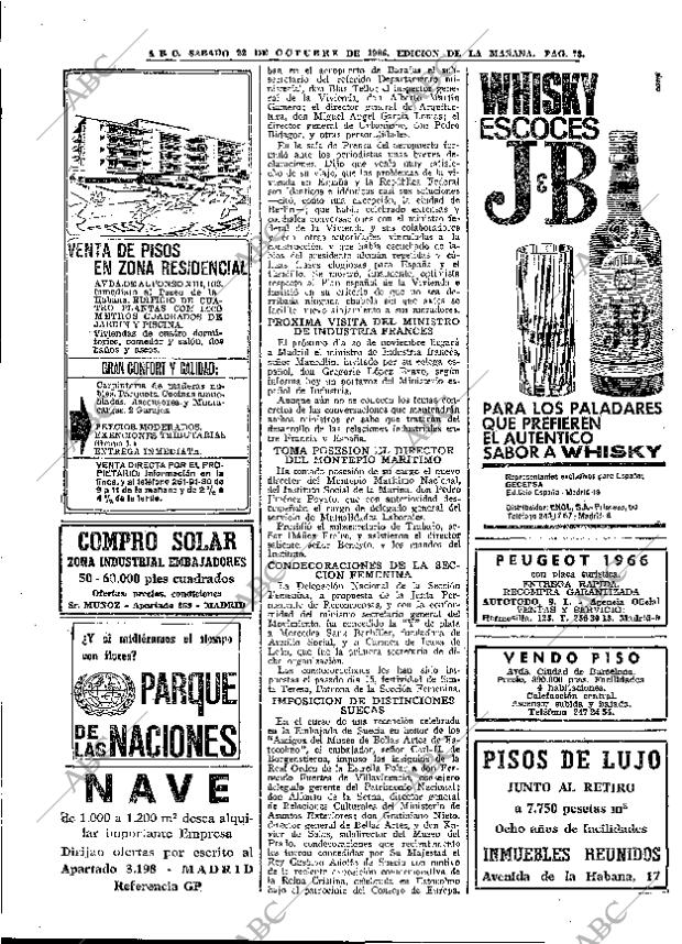 ABC MADRID 22-10-1966 página 78