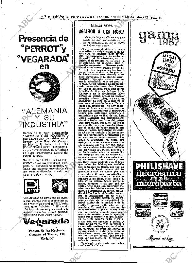 ABC MADRID 22-10-1966 página 82