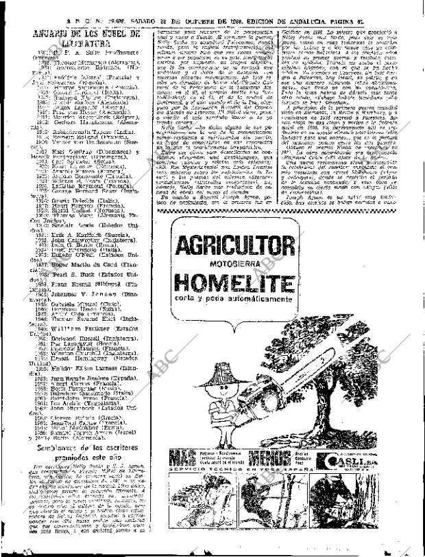 ABC SEVILLA 22-10-1966 página 41