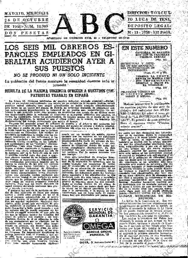 ABC MADRID 26-10-1966 página 39
