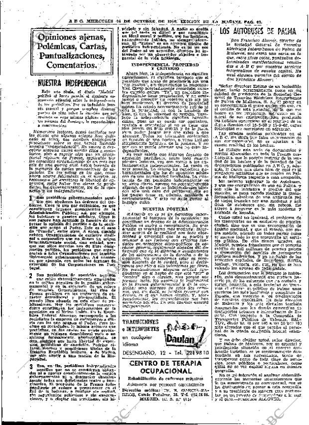 ABC MADRID 26-10-1966 página 40
