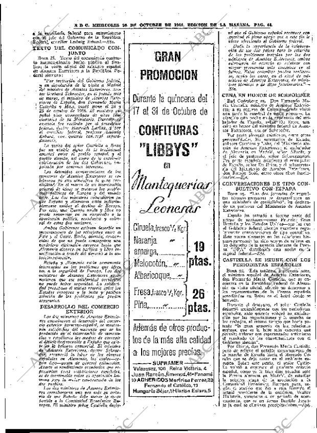 ABC MADRID 26-10-1966 página 44