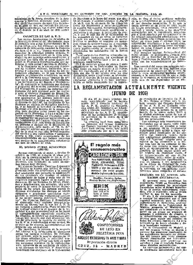 ABC MADRID 26-10-1966 página 48
