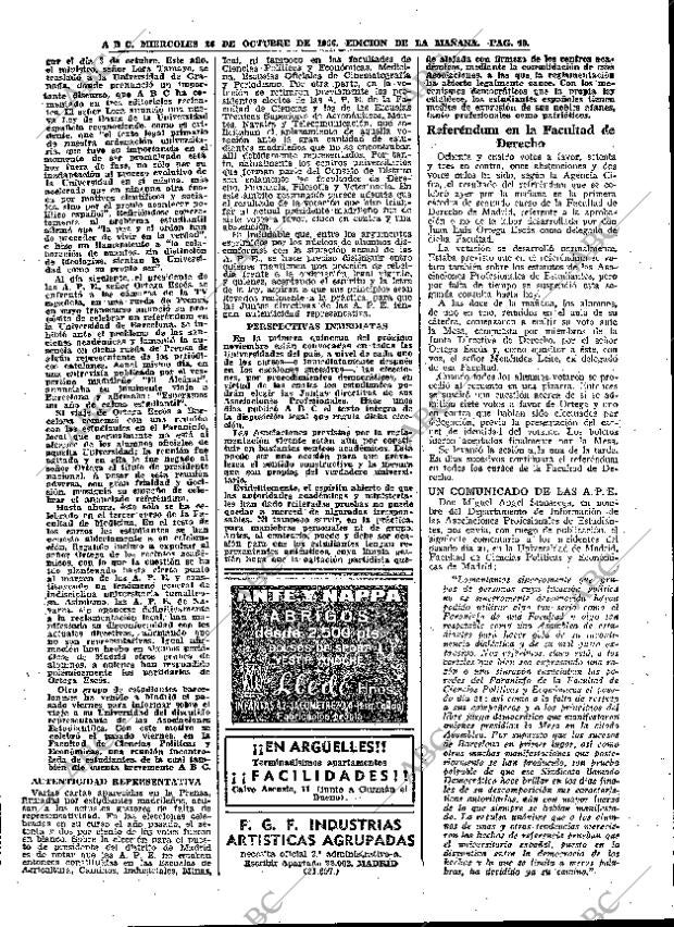 ABC MADRID 26-10-1966 página 49