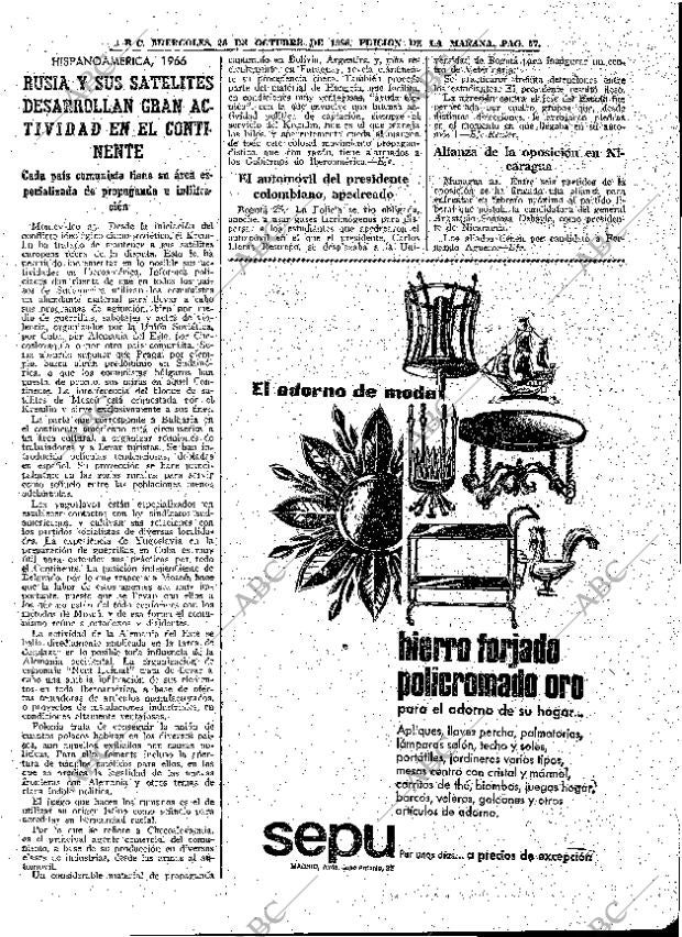 ABC MADRID 26-10-1966 página 57