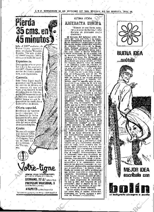 ABC MADRID 26-10-1966 página 58