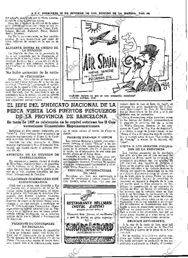 ABC MADRID 26-10-1966 página 65