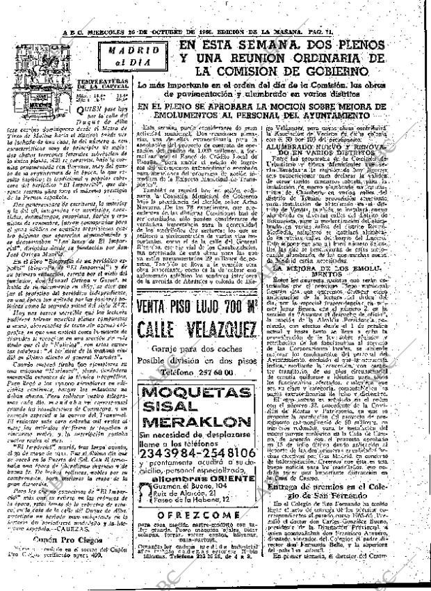 ABC MADRID 26-10-1966 página 71