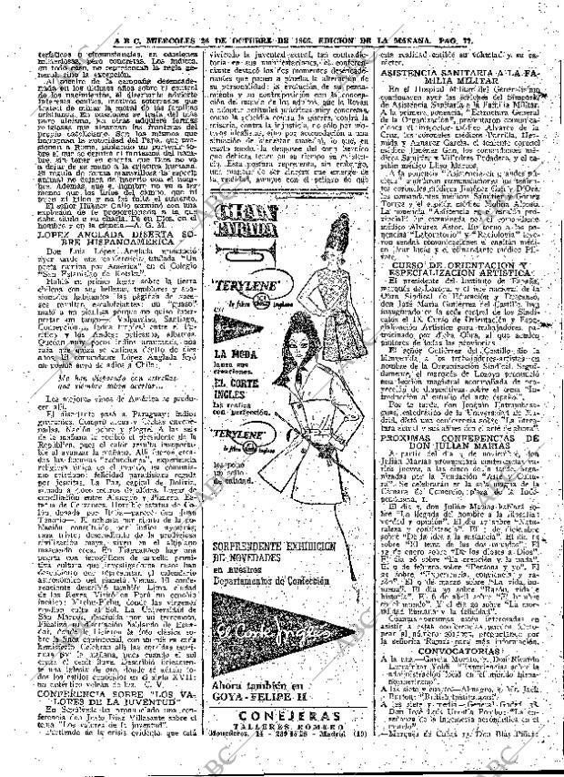 ABC MADRID 26-10-1966 página 77