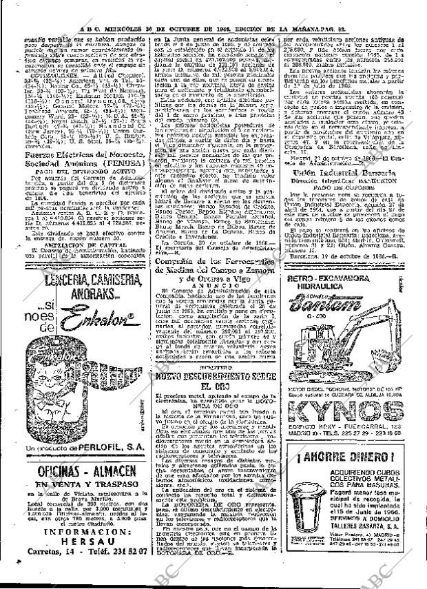 ABC MADRID 26-10-1966 página 82