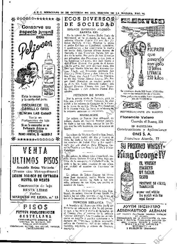 ABC MADRID 26-10-1966 página 84