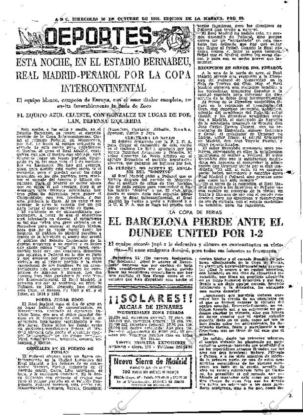ABC MADRID 26-10-1966 página 85