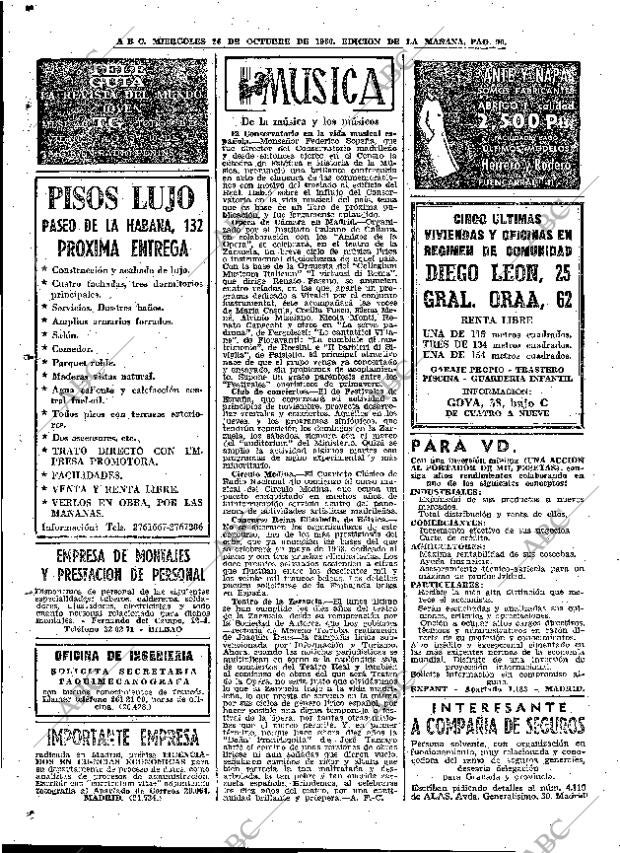 ABC MADRID 26-10-1966 página 90