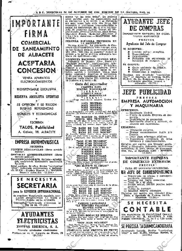 ABC MADRID 26-10-1966 página 92