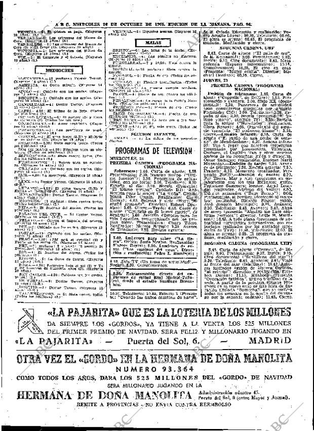ABC MADRID 26-10-1966 página 96