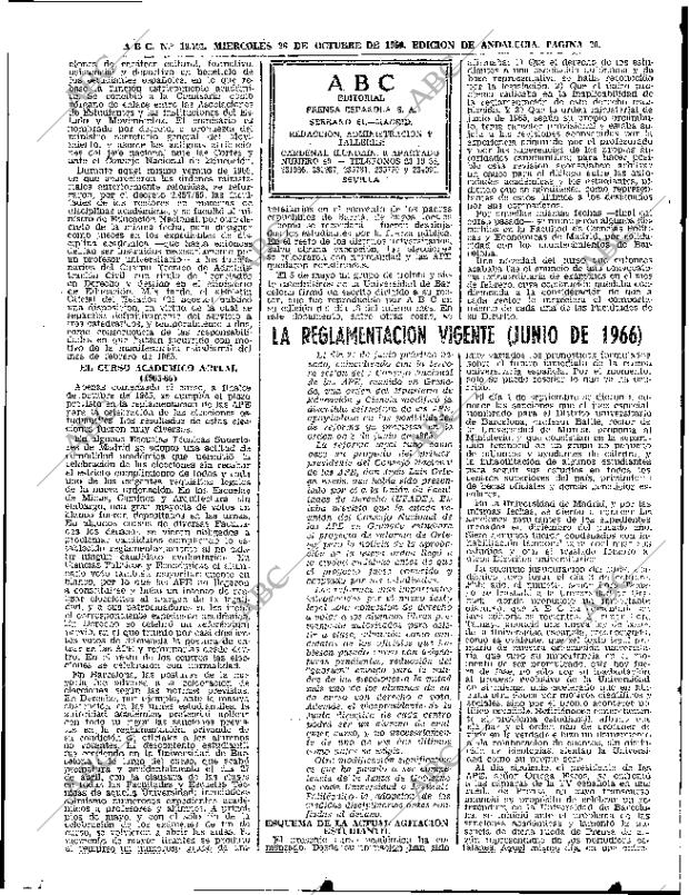 ABC SEVILLA 26-10-1966 página 20