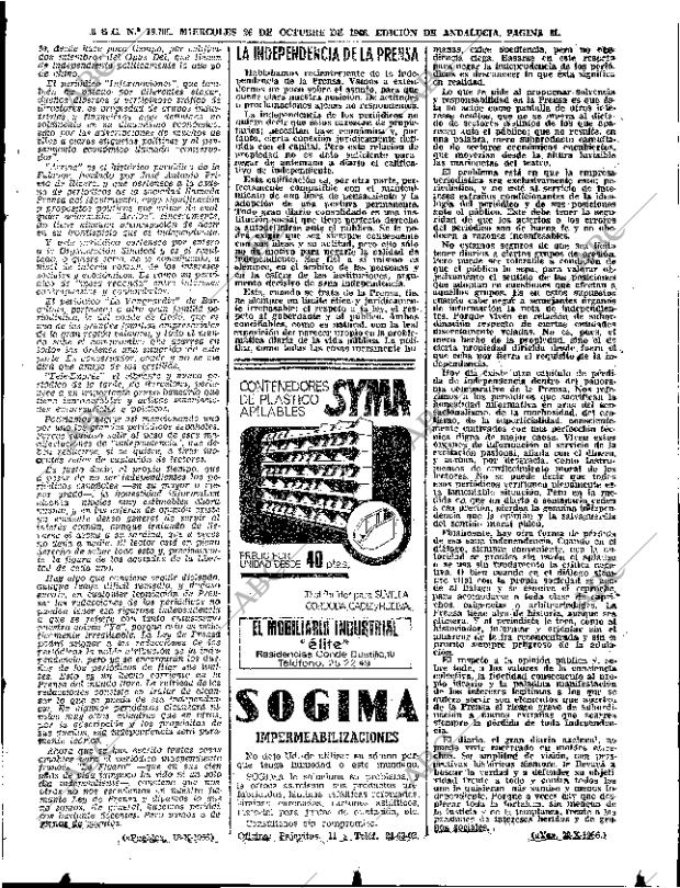 ABC SEVILLA 26-10-1966 página 31