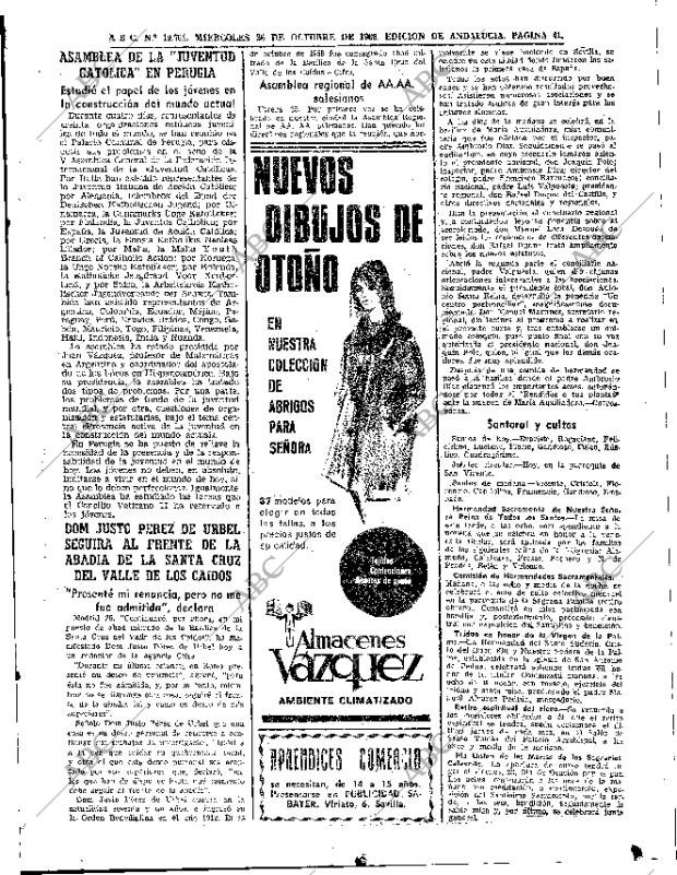 ABC SEVILLA 26-10-1966 página 41